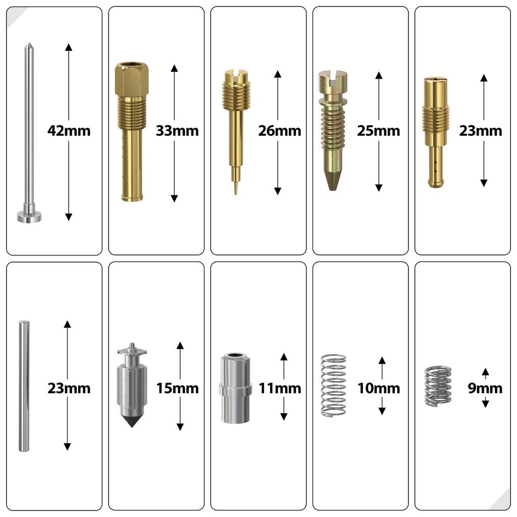 1PZ JP4-CK1 Carburetor Repair Kit Repair Kit for Honda CN250 CH250 Helix/Fusion Big Ship