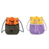 Waterproof Dog Treat Pouch for Training Walking Easy To Use Snack Bag with Drawstring Designs Adjustable Shoulderbag