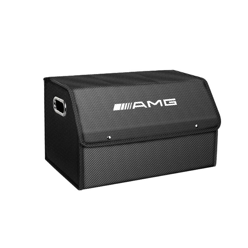 

PU Car Trunk Storage Box Portable Travel Organizer Tools Box For Mercedes Benz AMG Smart Fortwo 451 450 453 EQ Forfour Key ring