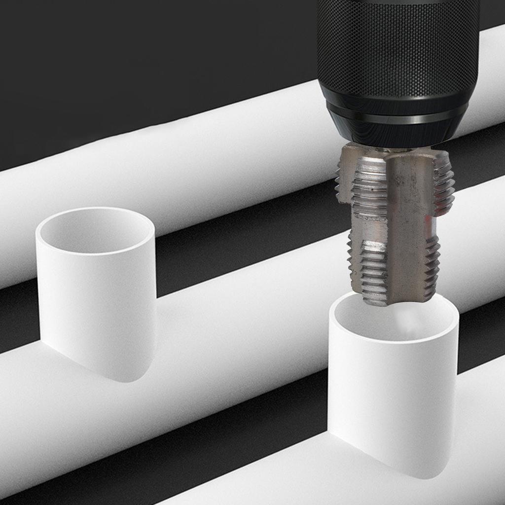 Electric Hole Opener PVC Pipe Threader 4 Point Pipe Compatibility 6 Point Pipe Compatibility For DIY Enthusiasts