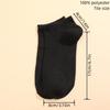 10/20 Pairs of Socks for Men and Women, Black and White Gray Short Socks, No Wash, Odor Proof, Sweat Absorbing, Summer Thin Boat Socks