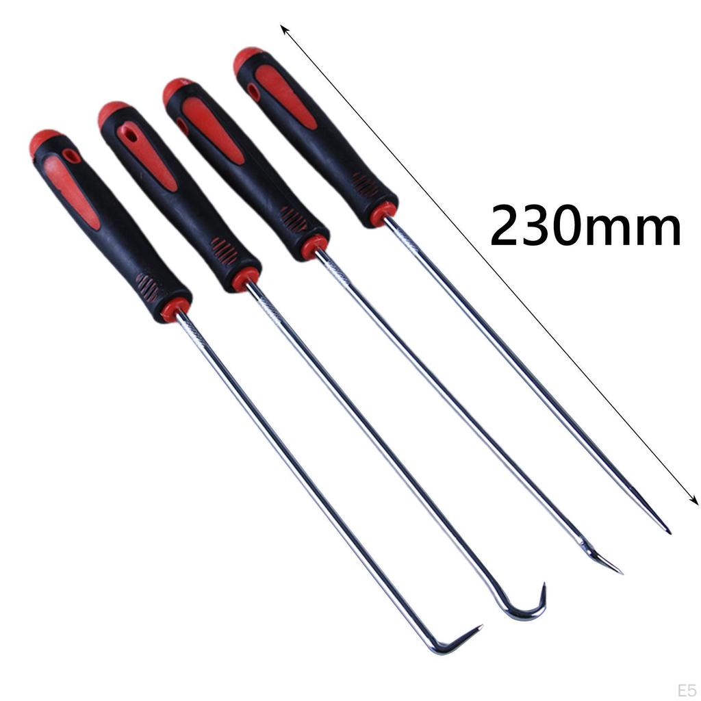 4-Piece Car Oil Seal Pick And Hook Set for Easy Gasket Removal