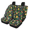 Car Seat Covers Full Set Waterproof Abstract Digital Print Airbag Compatible Front Rear Seat Cushions Stylish Vehicle Interior Decor