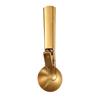 Premium Large Ice Cream Scoop with Trigger Golden Ice Scoop Icecream Metal Scooper Du D9N5