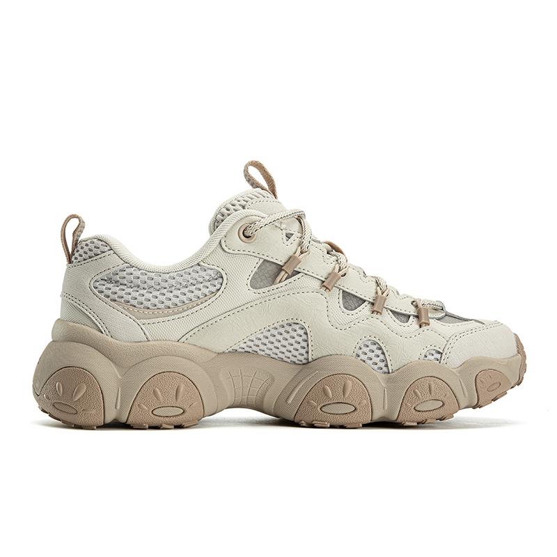 FILA FLUID 7 Abrasion Resistant Lightweight Breathable Low top Chunky Sneakers Women's White Swan Gray F12W632103FWA