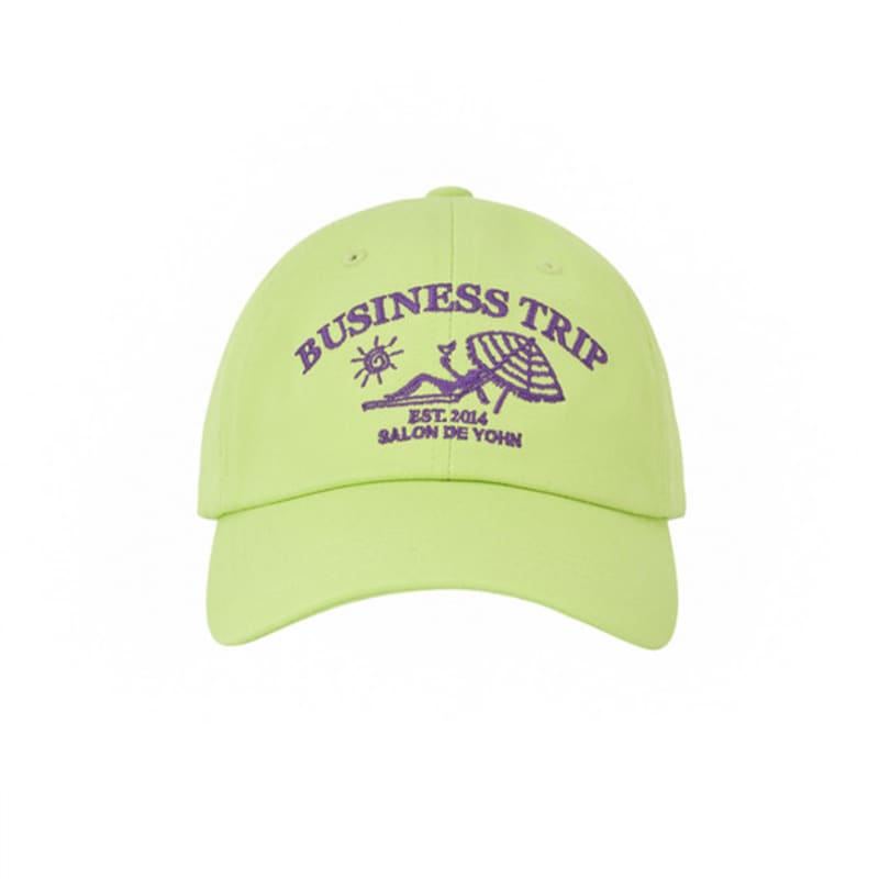 

SALON DE YOHN Business Trip Ball Cap_ Light Green Light Green