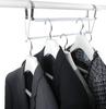 Shinko Hanger (Shinkohanger) Improves Storage Efficiency with a Set of 2 V-Shaped Space Hooks for White Clothes, Clothes, Closet Organization,