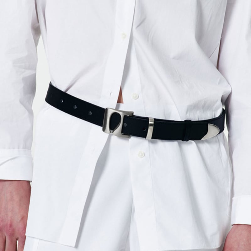 

AHNI Кожаный ремень Ruskin_черный Black