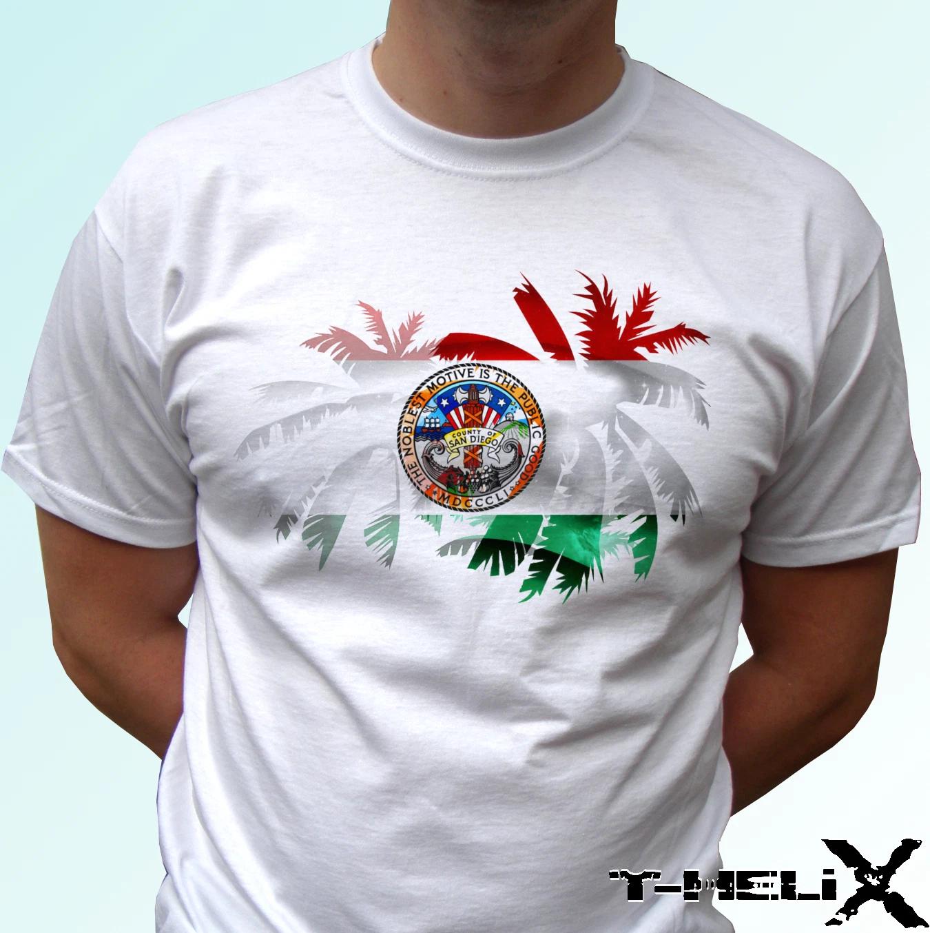 

San Diego palm flag - white kids boys T-Shirt top USA design - s s kids & baby 150