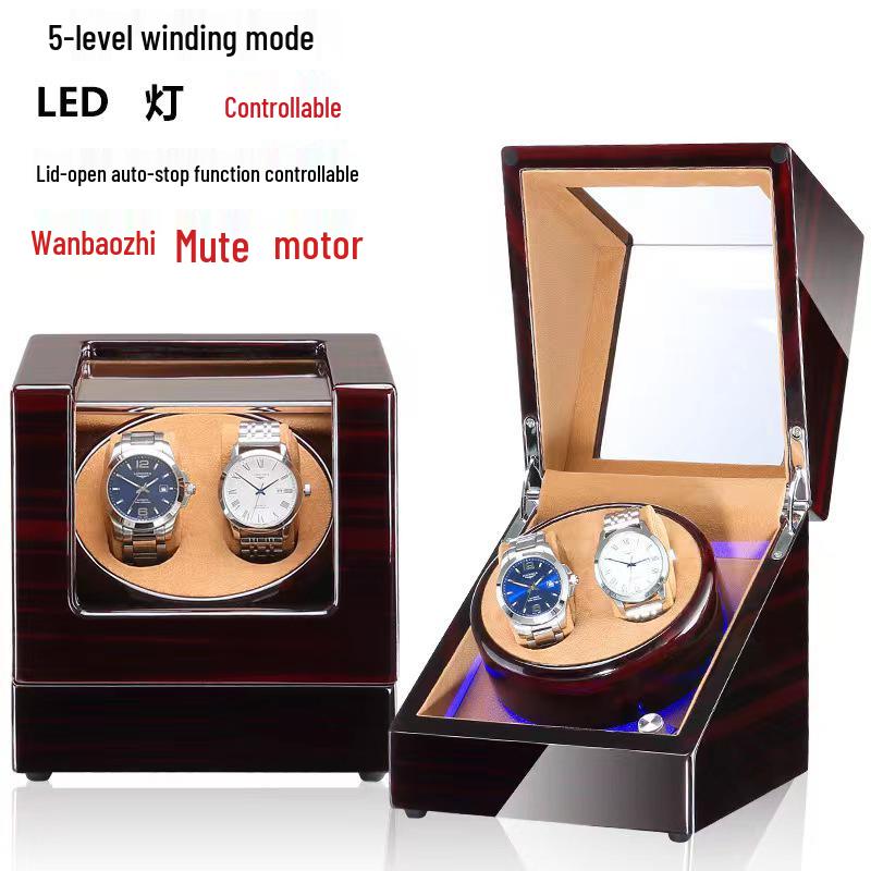High-Gloss Piano Paint Automatic Watch Winder and Storage Box