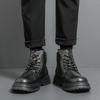 Men's High-top Riding Boots 2026 New Style Autumn and Winter British Retro Versatile Thick-soled Men's Side Zipper Leather Boots