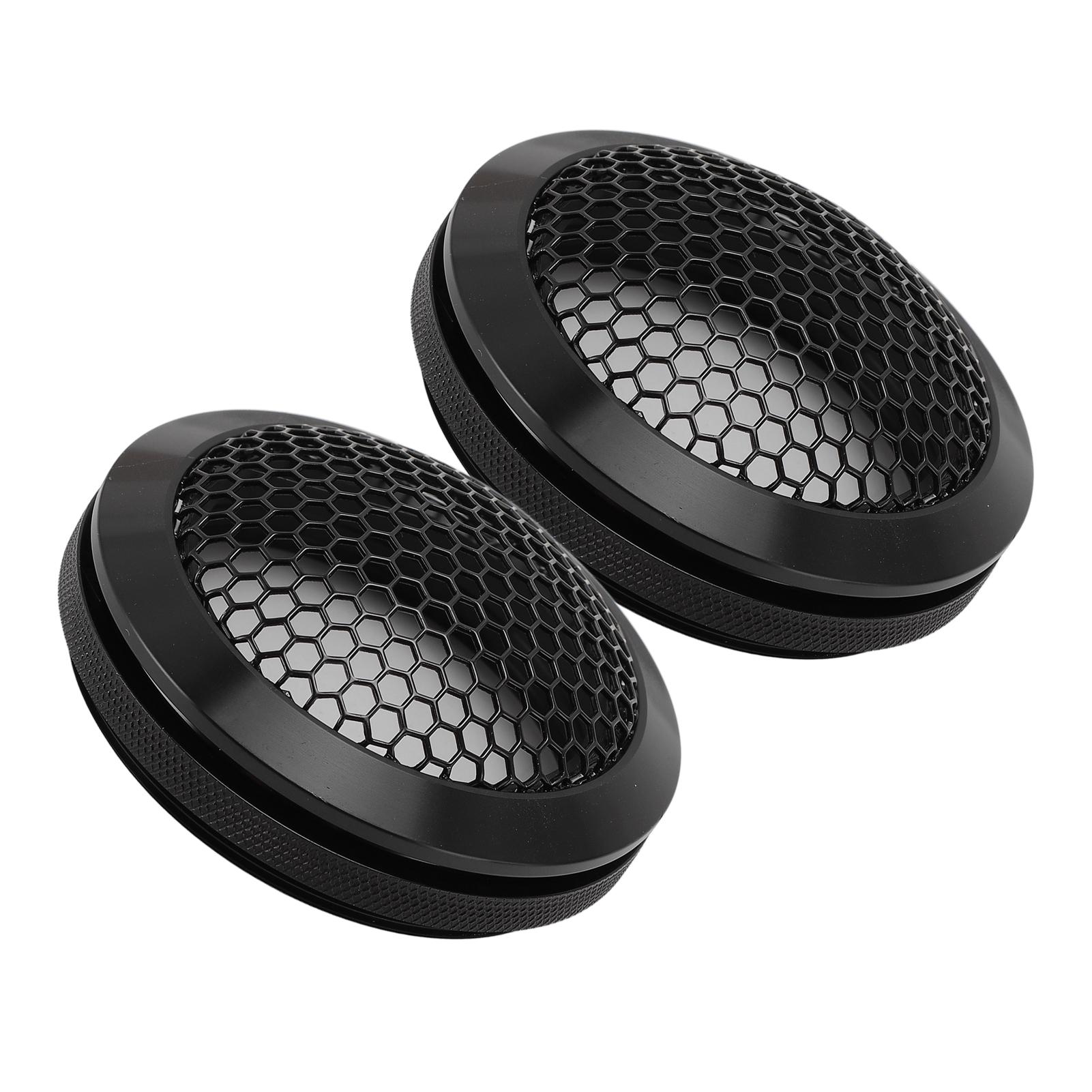2Pcs Car Speaker Cover Automotive Ceiling Grill Metal Mesh Guard Protector Replacement Round OD 64mm