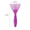 1PC Professional Hair Salon Aluminum Comb Hair Brush Cleaner Plastic Handle Cleaning Brush Remover Embedded Cleaning Products