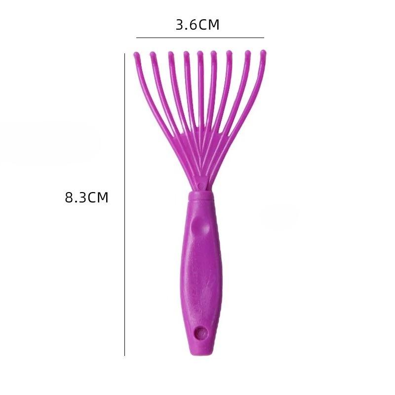 1PC Professional Hair Salon Aluminum Comb Hair Brush Cleaner Plastic Handle Cleaning Brush Remover Embedded Cleaning Products