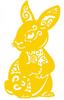 Openwork Pendant Easter Bunny Holiday Decoration