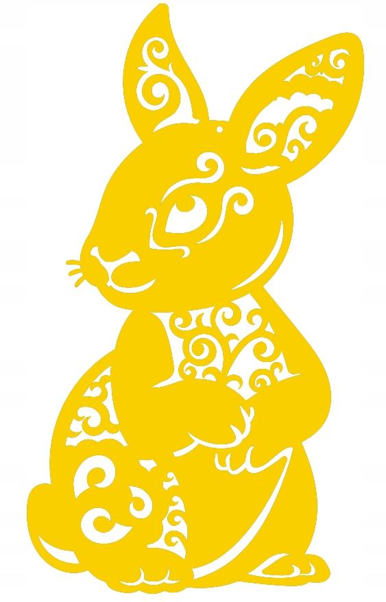 Openwork Pendant Easter Bunny Holiday Decoration