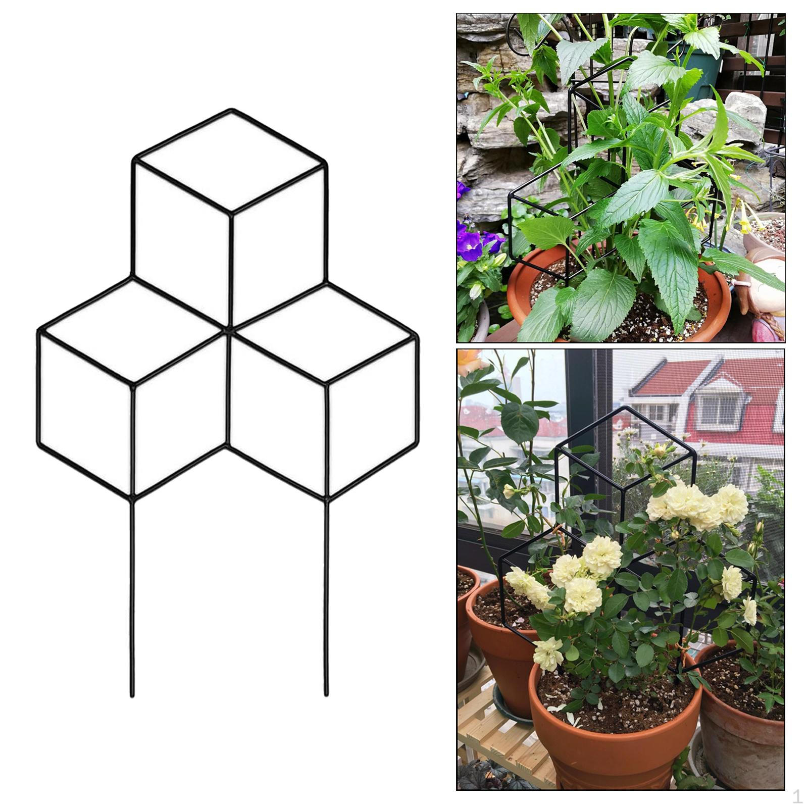 Металлическая решетка для самостоятельного изготовления опоры для вьющихся растений 59x40cm