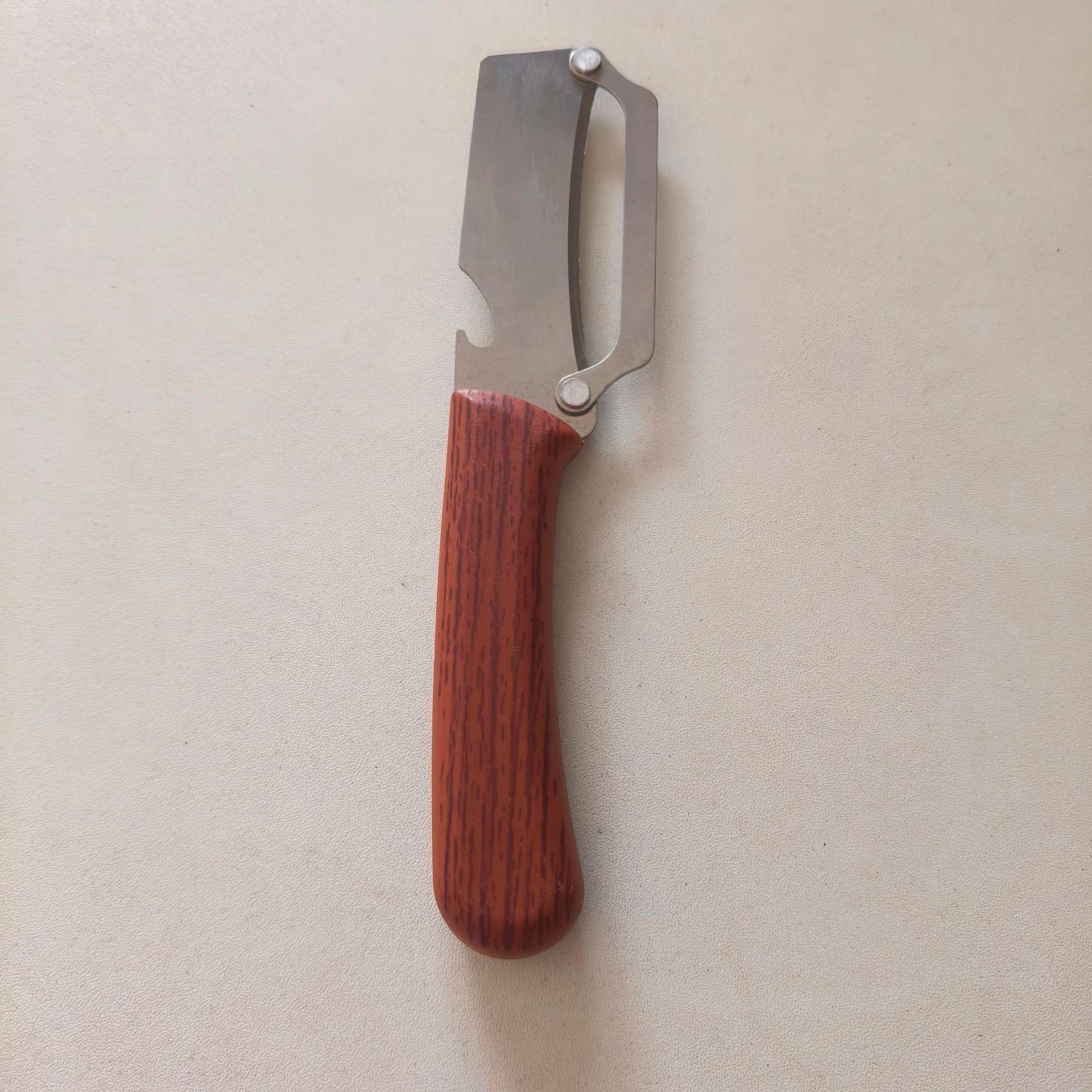 Stainless Steel Peeler: Pineapple, Asparagus, Melon & More.