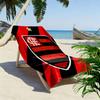 Telo Mare con Stampa Logo Flamengo2, Grande Morbido Asciugatura Rapida per Spiaggia Campeggio Nuoto