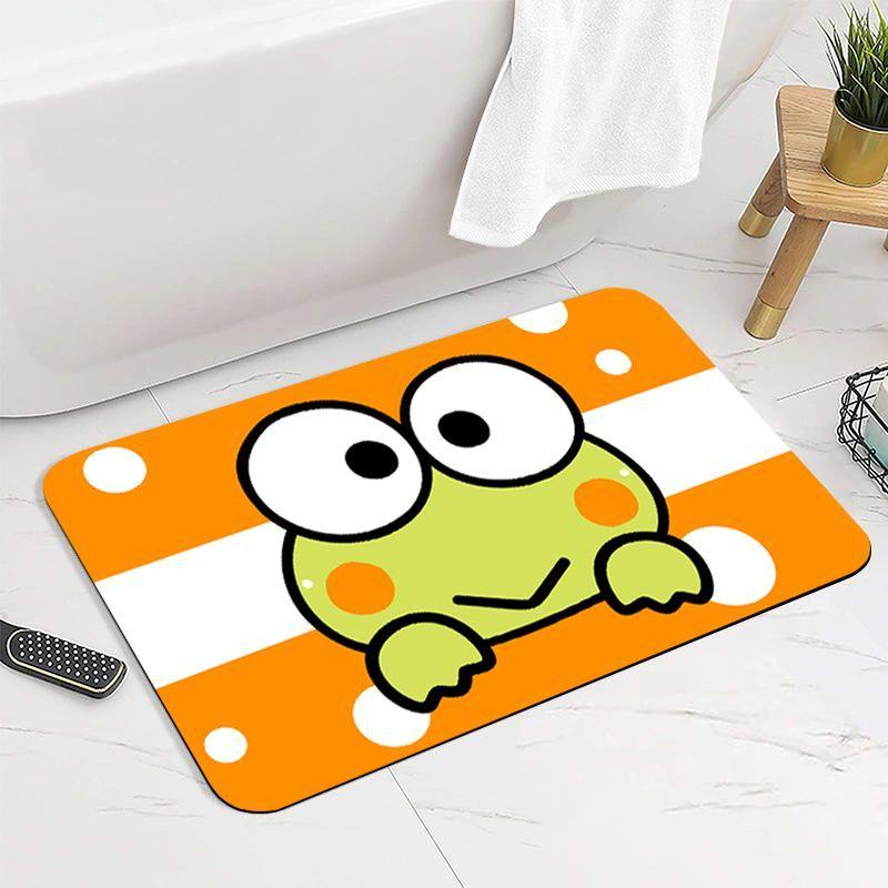 Big-eyed frog diatom mud absorbent mat bathroom non-slip floor mat toilet toilet foot mat toilet door mat