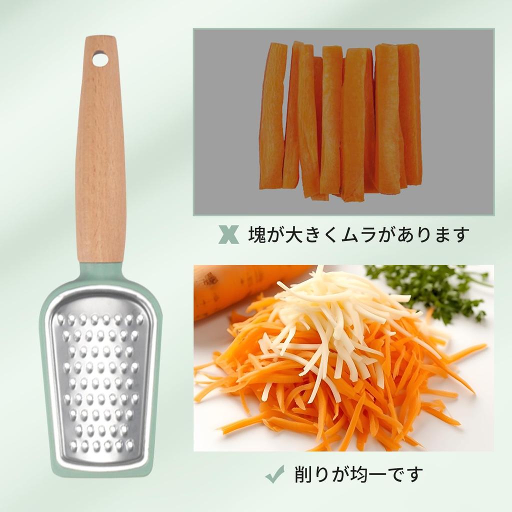 Liroyal Zester Stainless Sharp Dishwasher for Gratering Parmesan and Fruits Grater, Grater, Steel, Non-slip, Blade, Safe, Compact, Garlic, Ginger,