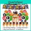 The Sea Beast Birthday Party Theme Supplies With Balloons And Flags
