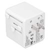 Reseadapter med 3 USB A 1 USB C Bärbar Tyst Resespänningsomvandlare för Hårtork