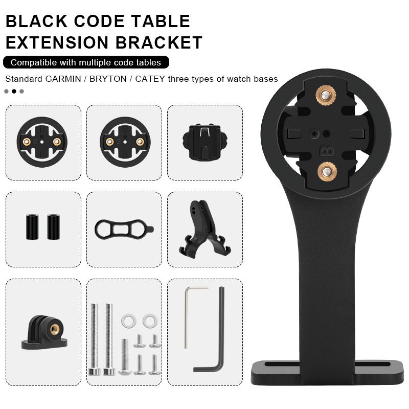 Suport pentru computer de bicicletă, ghidon pentru cameră, suport pentru cronometru și vitezometru pentru ciclism rutier, pentru Garmin Edge Bryton CatEye