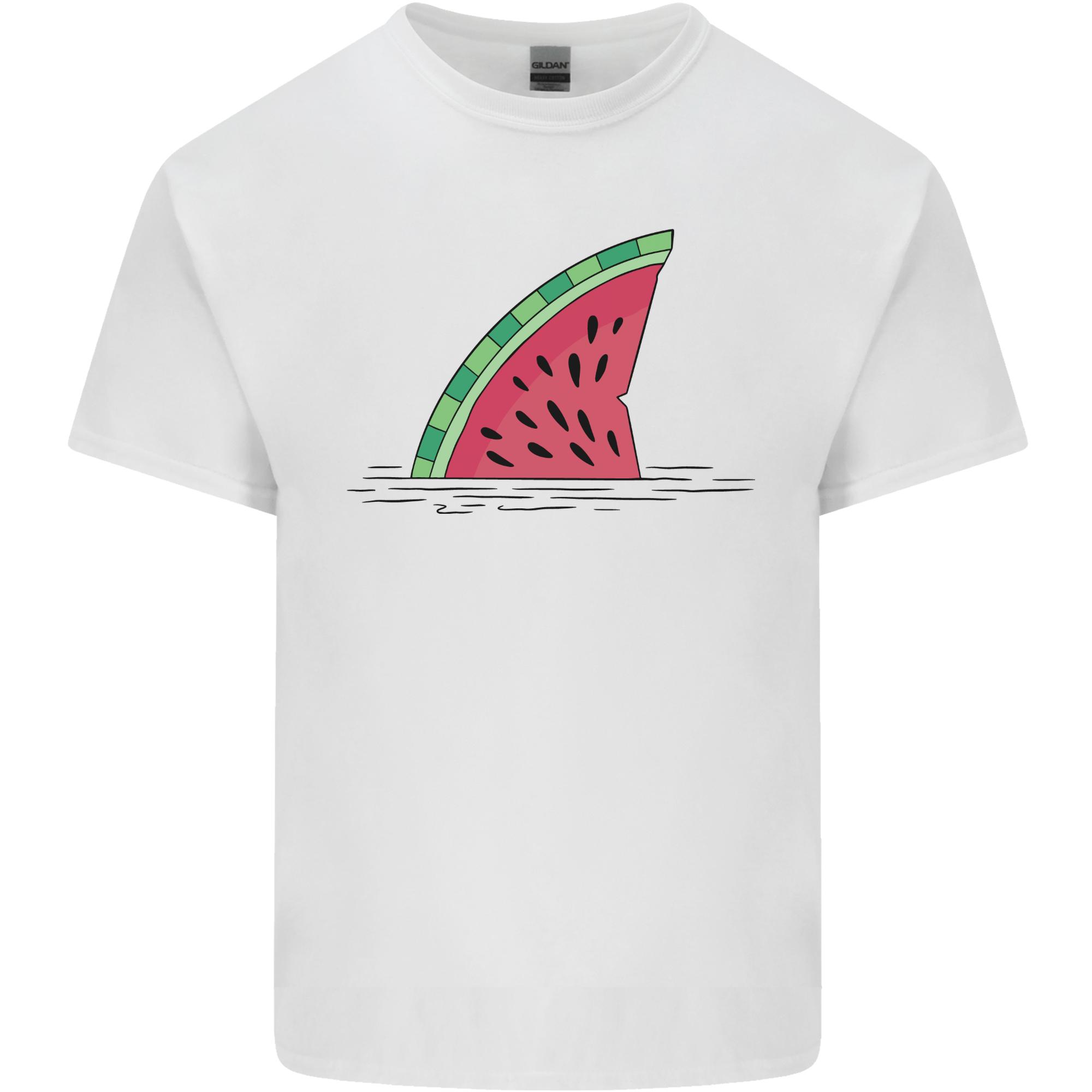 Melon Shark Fin Unisexs Light Cotton TShirt S