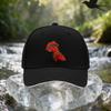Red Lip Textured Knot Design Sandwich Baseball Cap, Unisex, Simple, Lightweight, and Adjustable Outdoor Sun Hat, Ideal Gift for