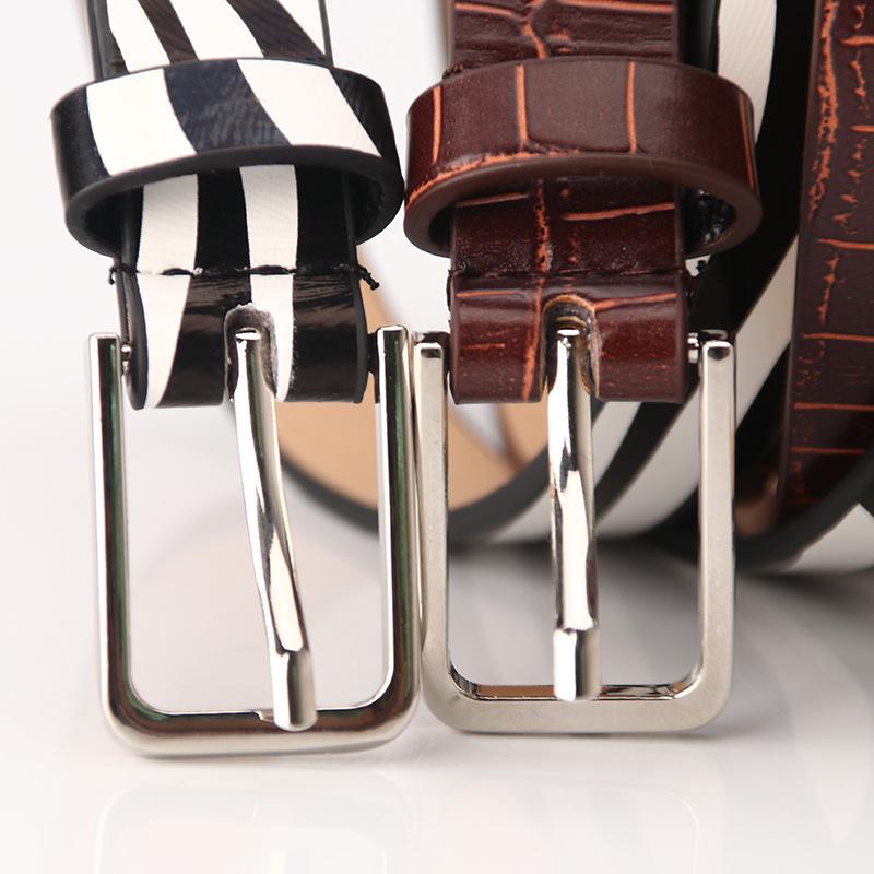 Ladies' Belts: Personalized Leopard Print Belt, Fine, Trendy and Fashionable, Versatile Pants, Zebra Print Belt, Clothing Decoration Belt