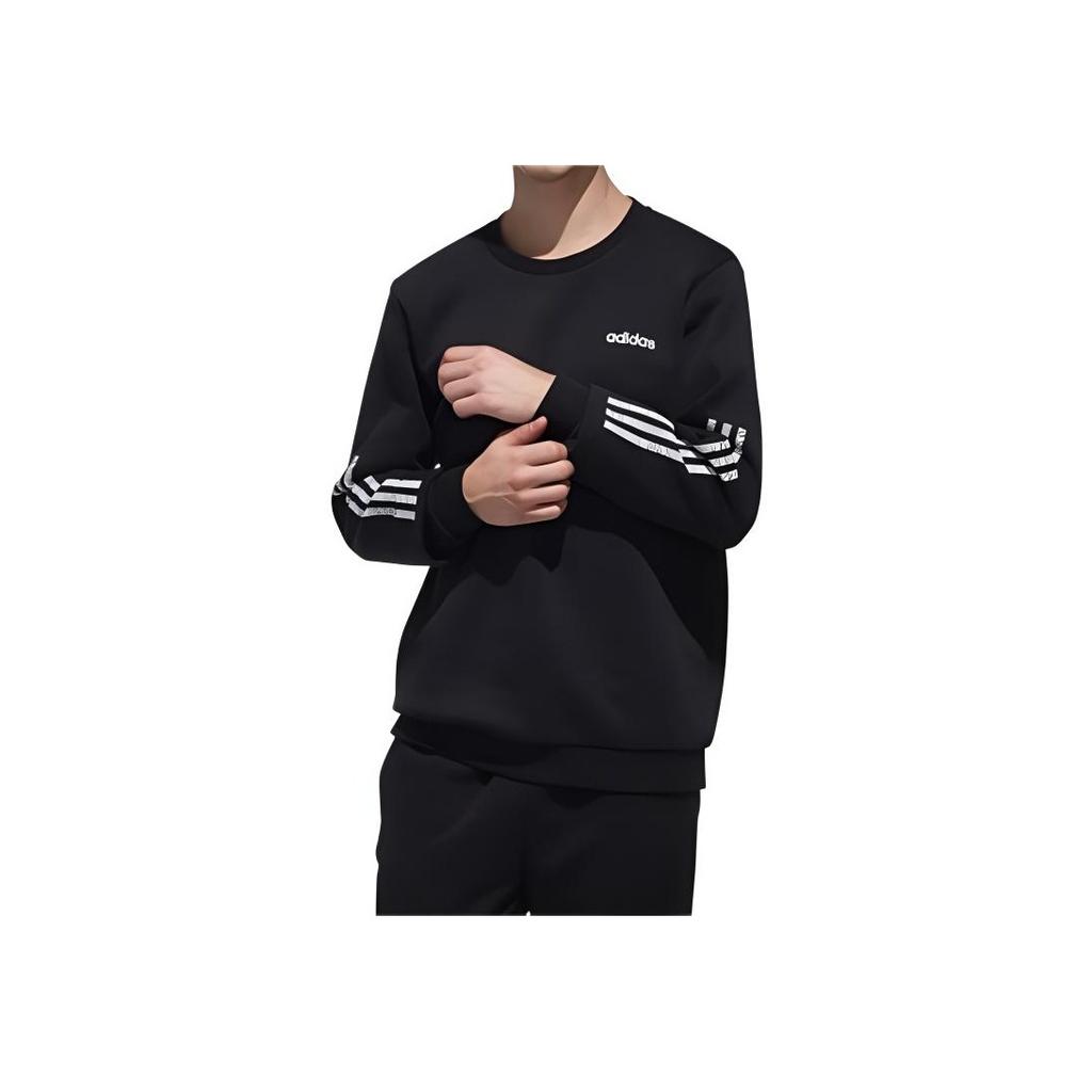 Adidas Neo Crew Neck Sweatshirt Men Tops Black DZ7693