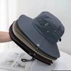 Summer Men Bucket Hat Outdoor UV Protection Wide Brim Hunting Hiking Hat Fisherman Hat Beach Sunscreen Cap Fishing Cycling Caps