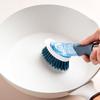 Liquid Dispenser Dishwashing Brush Removable Sponge Dish Cleaning Brush  Kitchen Use