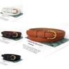Stylish Pu Skinny Belt For Women With Alloy Buckle For Office Or Casual
