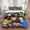 Detective Conan Mystery Print 3Pcs Bedding Setduvet Cover With 2 Bedropillowcase Home Birthday Gift