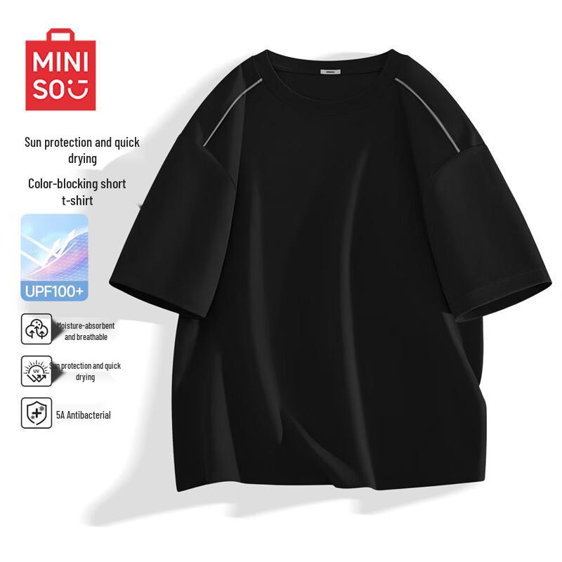 MINISO Men s Short Sleeve Quick-Dry T-shirt M