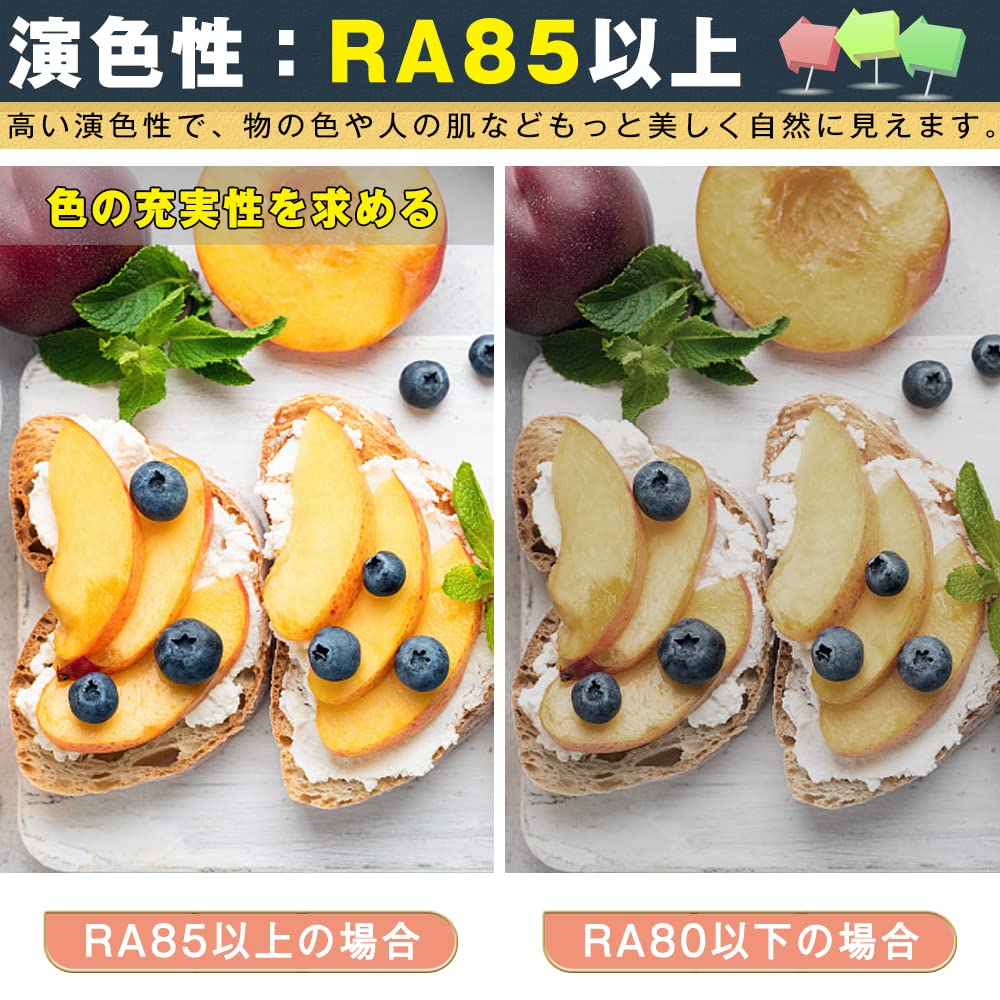 Luckintech LED Fluorescent Light Bulbs, Integrated Fixture with Switch, Straight Tube, 9W Power Consumption, 20W, 60cm Length, 6000K Daylight White,