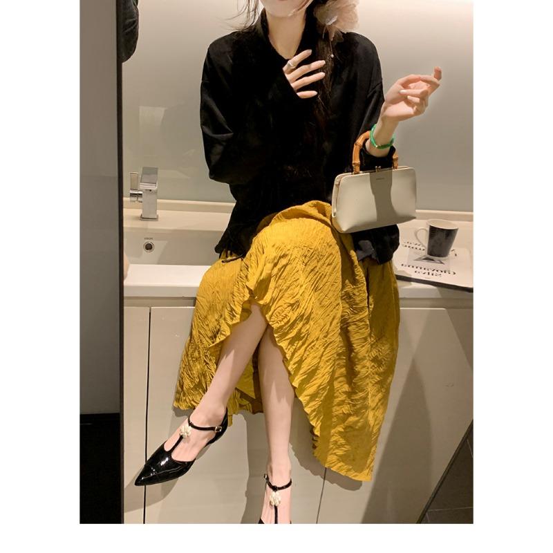 Cowhide Version Small Leather Wedge Heels High Heels Women's Platform Pointed Shoes Thick Heel Hollow Mary Jane Single Shoes Ladyshoes