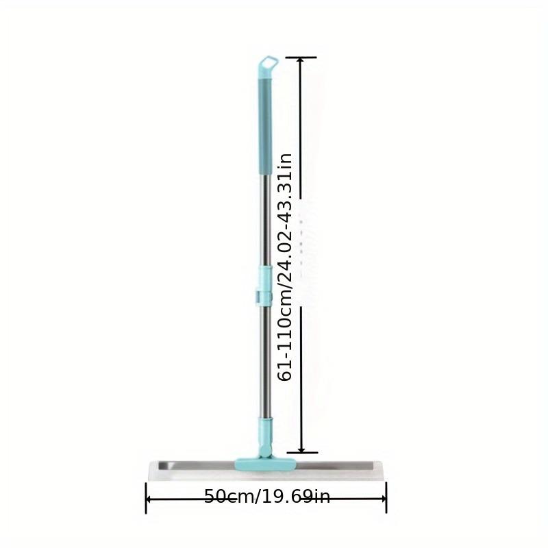 

1 шт. Многофункциональная волшебная метла с выдвижным силиконовым скребком - идеально подходит для ванных комнат, кухонь и гостиных 1pc зелёный
