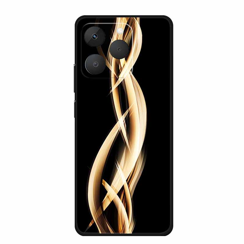 For Realme 15T Phone Case 15 T Fashion Picture Black Silicone TPU Soft Back Cover Case For Realme 15T 5G 2025 Case Realme15T Bag
