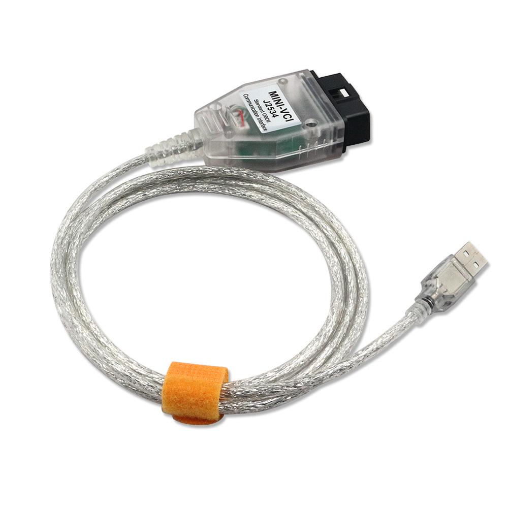 Neu Mini-VCI V18.00.008 Für-TOYOTA OBD2 Auto Diagnosekabel Mini VCI J2534 FTDI FT232RL TIS Techstream Auto Kabel Stecker
