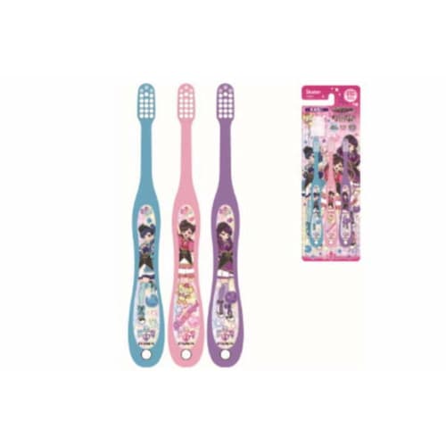 

Skater Toothbrush, Soft, for Preschoolers (Ages 3-5), Secret x Warrior Phantomirage, 14cm, Pack of 3, TB5ST
