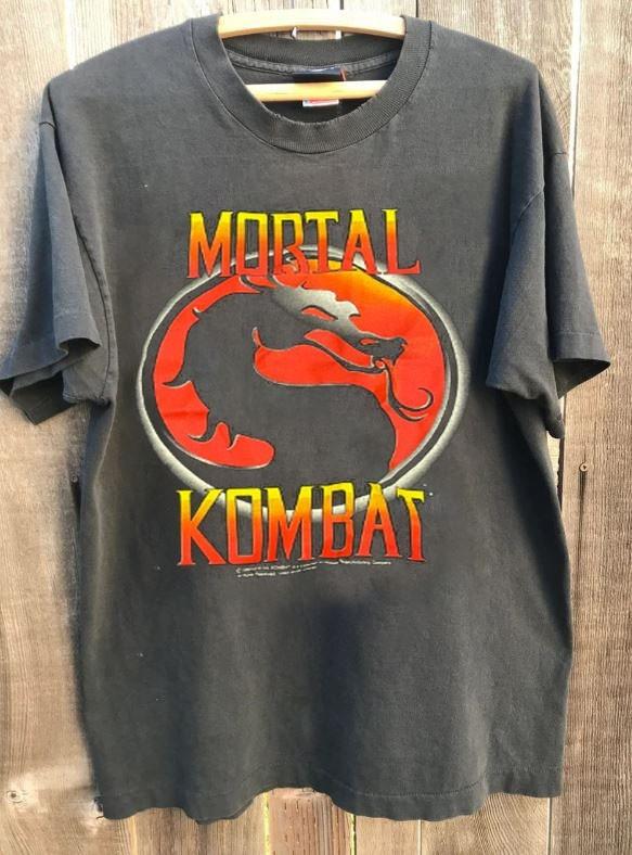 Vintage Mortal Kombat Shirt Mortal Kombat Rare Charcoal Unisex Shirt KH16083 Unisex T-Shirt XL