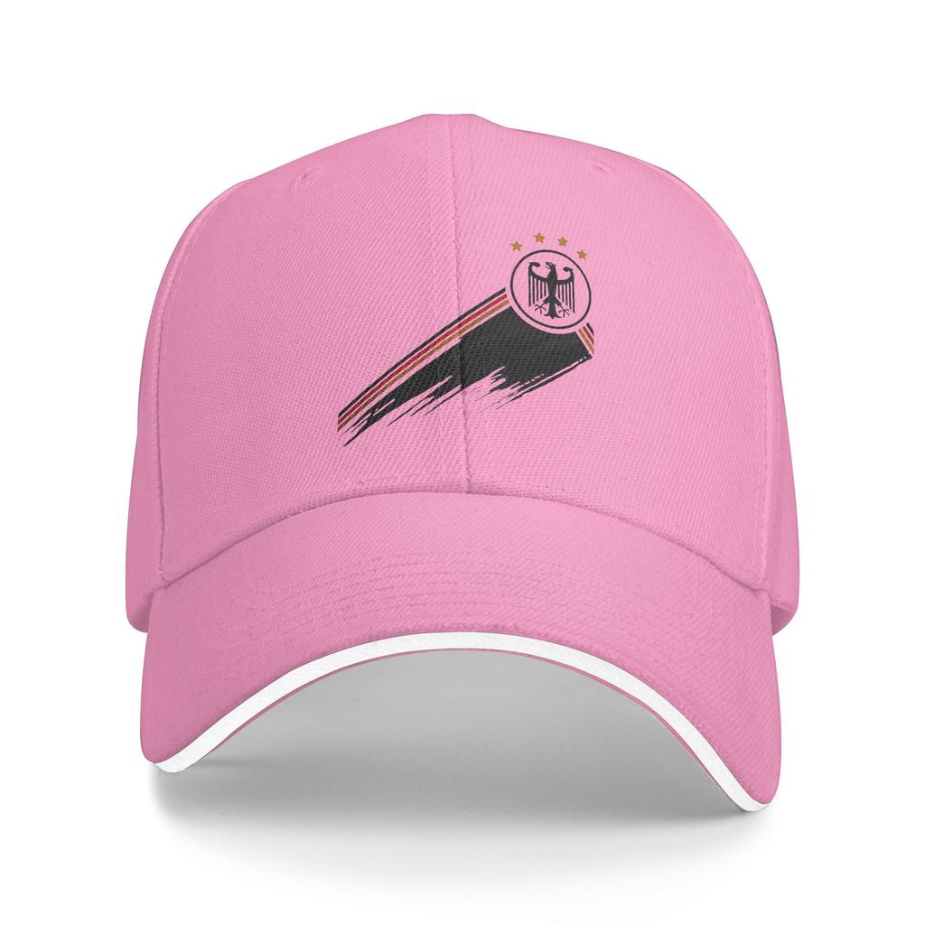 Deutschland GerUnisexy Football Player Sandwich Baseball Caps Casual  Soccer Unisex Style Adjustable Headwear Sports Gift Hat