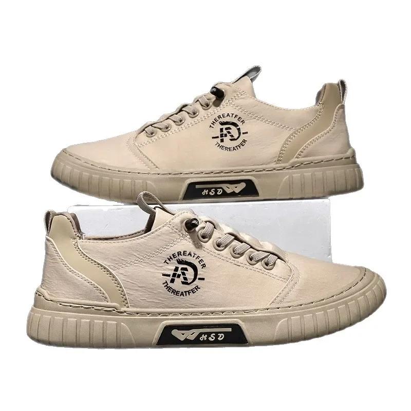 Herren Freizeitschuhe Atmungsaktive Schwarze Sneaker Mode Fahren Gehen Tennisschuhe für Herren Skate Flats Zapatillas Hombre Schuhe