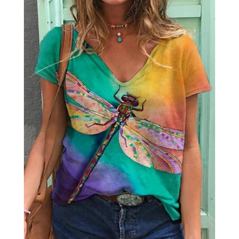 Flower Floral 3D Print T Shirt Women Streetwear Loose Tops Casual Oversize T-Shirts Ladies Tees Woman Summer Harajuku Y2k Clothe