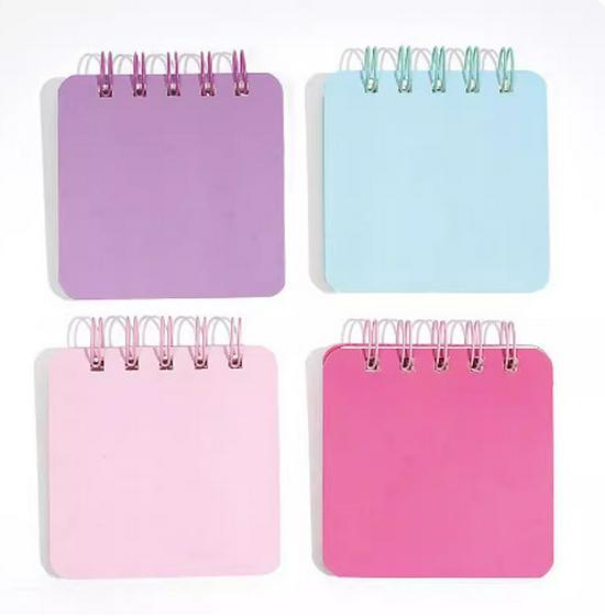 

Cute Mini Silicone Coil Notebook - Portable Sticky Note Pad for Students
