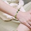 Cotoit Green Flower Bracelet