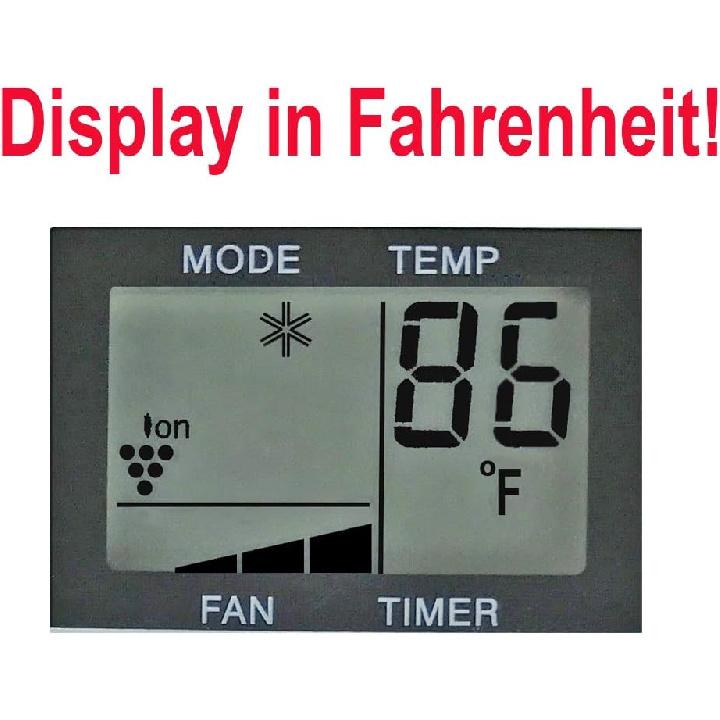 Replacement for Sharp Portable Air Conditioner Remote Control CRMC-A705JBEZ CV-P09LV AY-A9GR CV-2P10SC CV-P09LX CV-P10LC CV-P10MC CV-P10NC CVP10NC-D